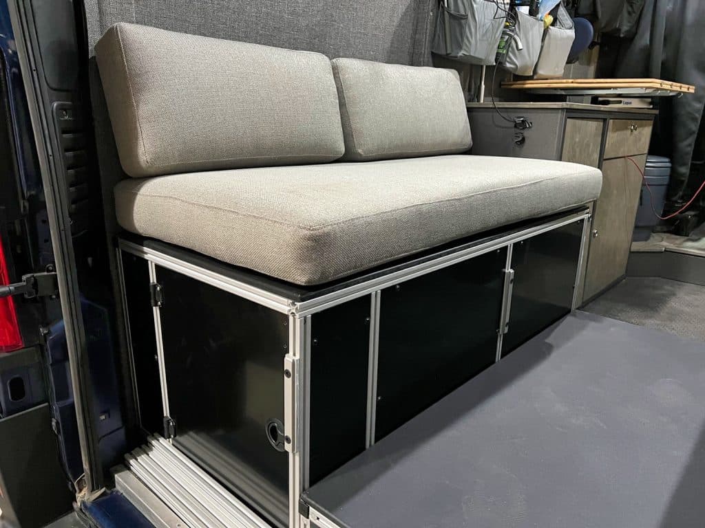 camper van seat bed